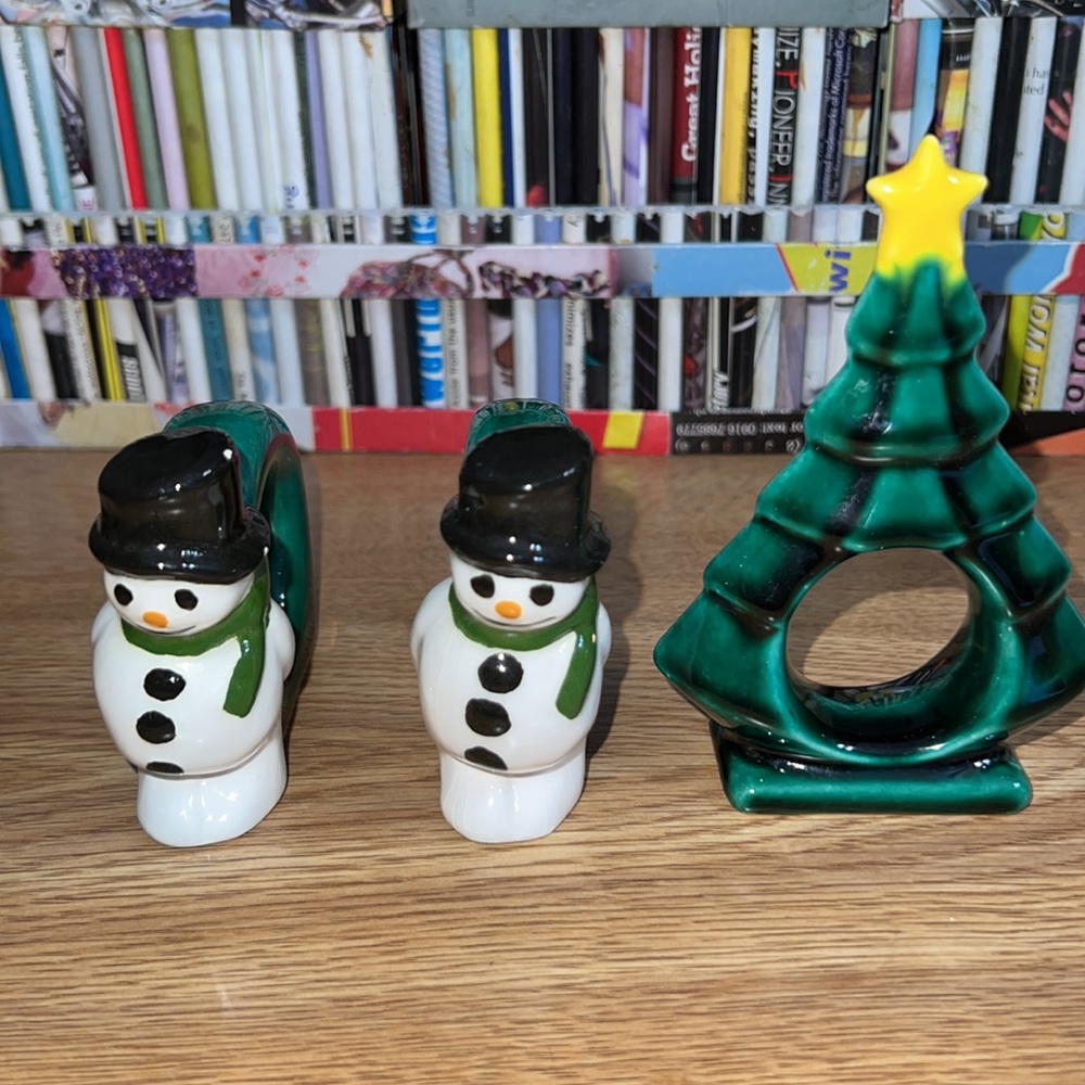Handmade Napkin Holders - Christmas